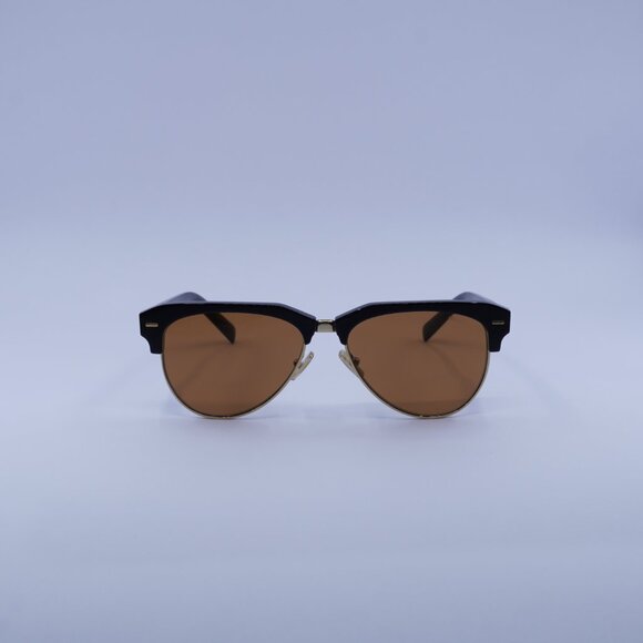 Miu Miu MU09ZS 1AB2Z1 Sunglasses Black Aviator Frame main image 9